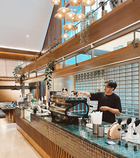 Tempat ngopi atmosphere bandung barista