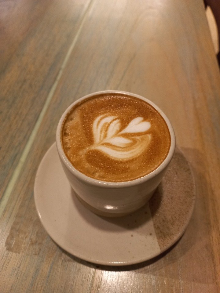 Hot cappuccino
